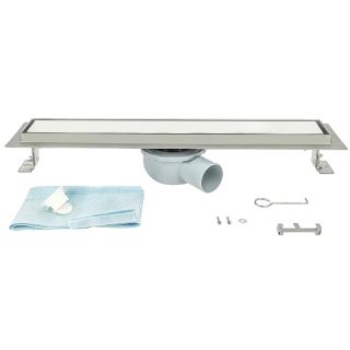 Душевой трап ALMAes Laguna LG70WH 70см белое стекло